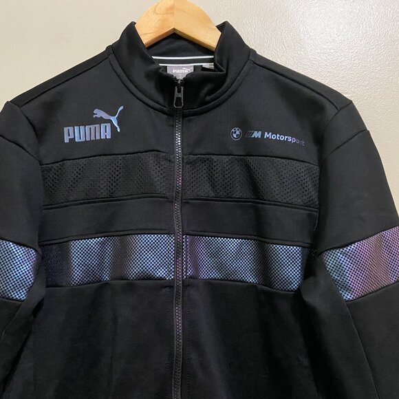 PUMA X BMW M Motorsport Metal Energy Race Track Jacket 536417-01 Men's M NEW - Picture 2 of 8